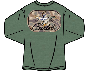 Burlebo Olive Ducks Flying In Long Sleeve