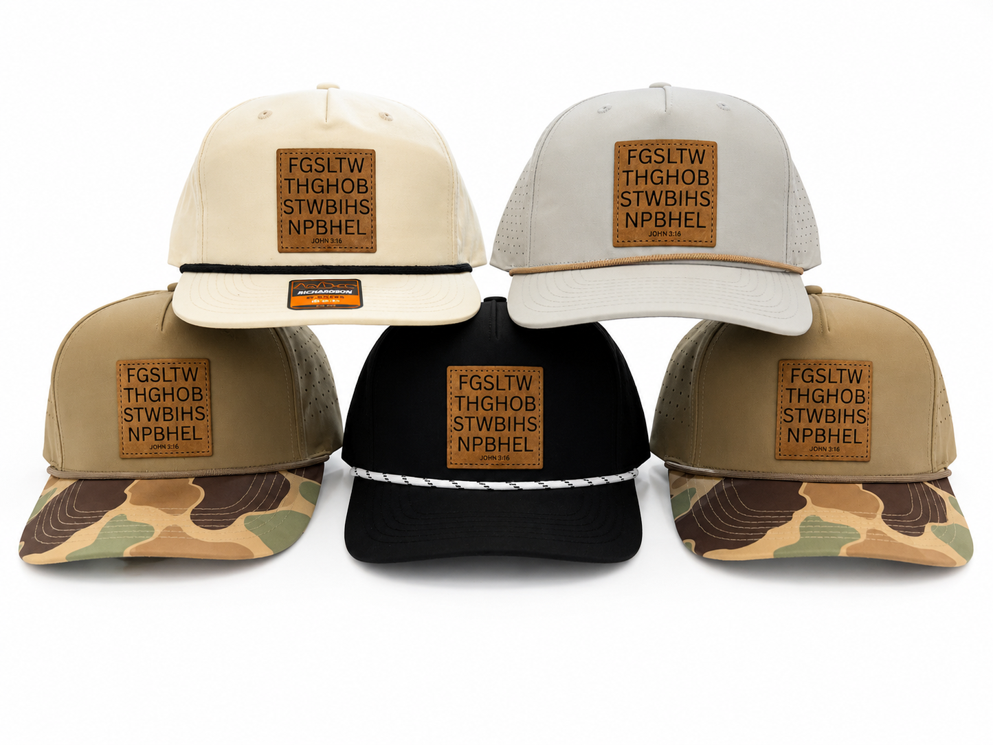 John 3:16 Richardson Caps