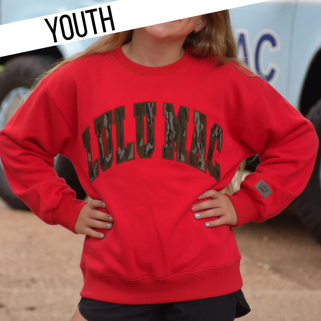 Lulu Mac Youth Mossy Oak Bottomland Sweatshirt | 2 Colors