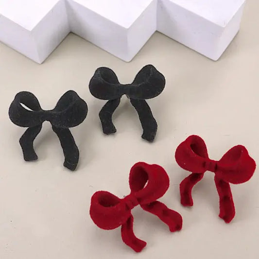 Velvet Bow Earrings