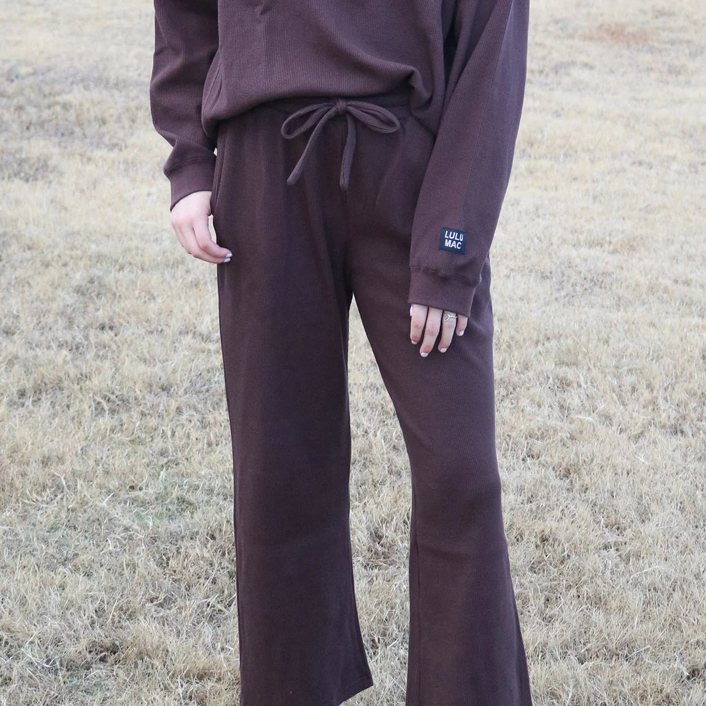 Lulu Mac Waffle Pant | 2 Colors