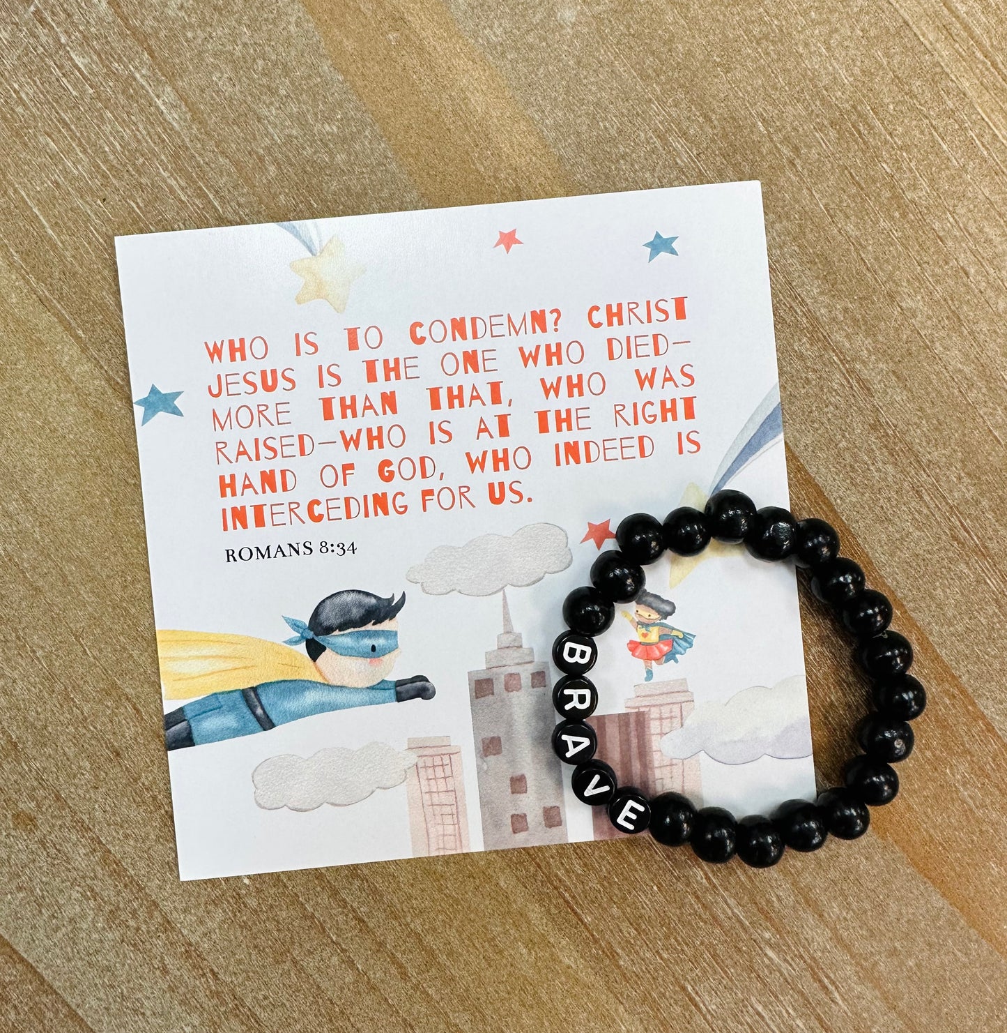 Assorted Children's Scripture card & Bracelet