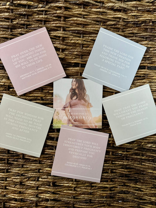 Pregnancy prayer cards