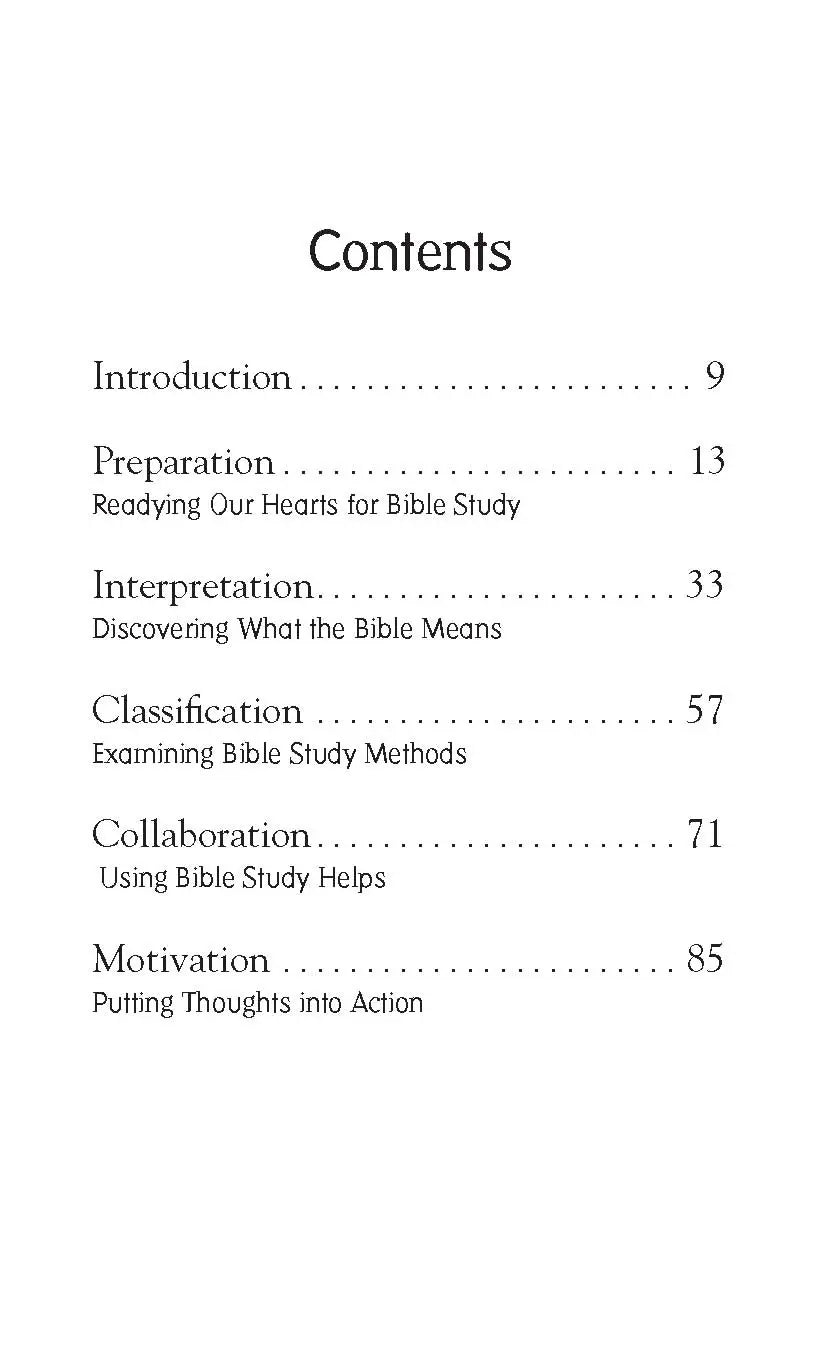 How to Study the Bible