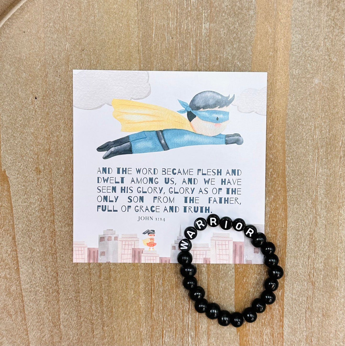 Assorted Children's Scripture card & Bracelet