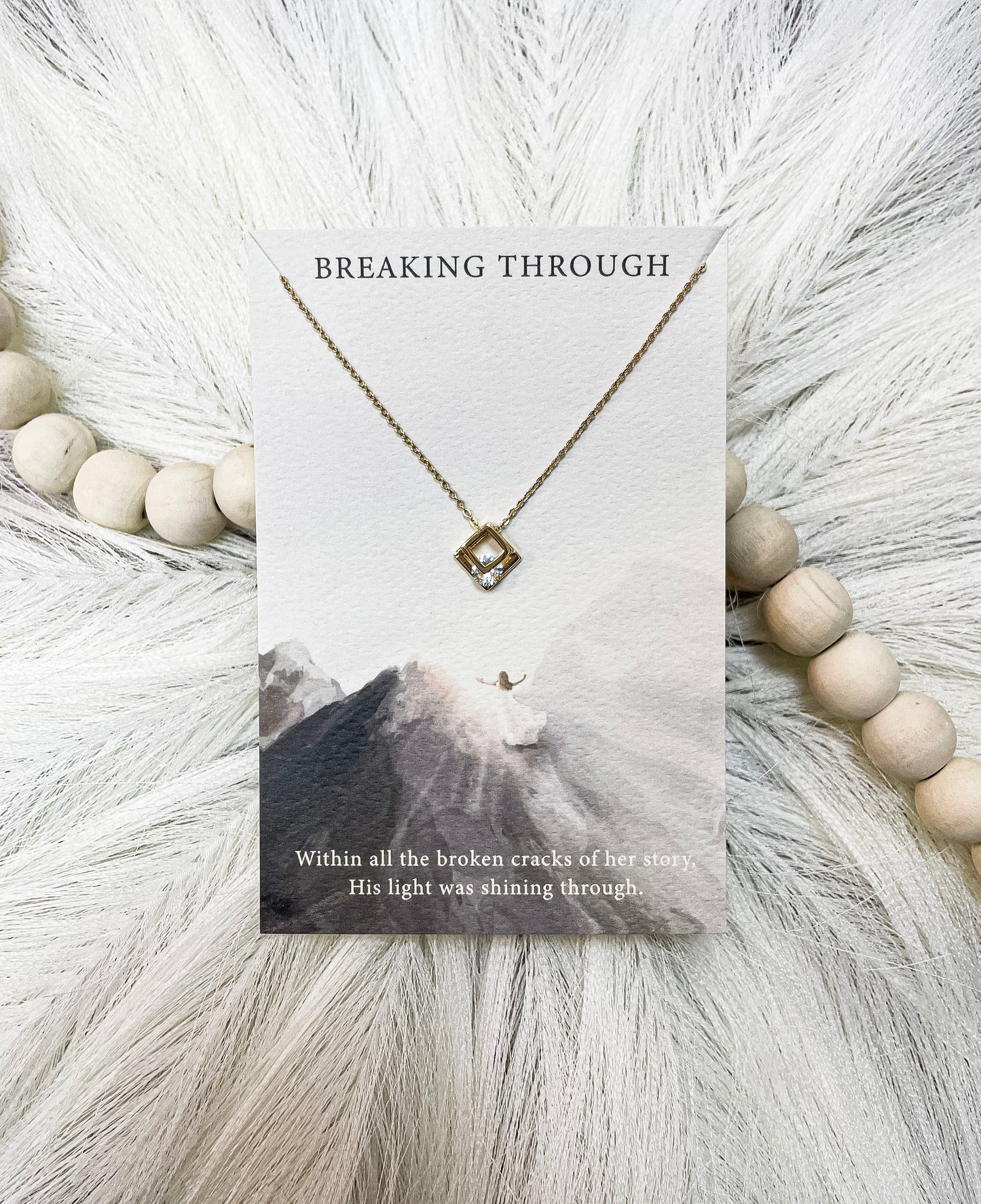 Breaking Through Necklace