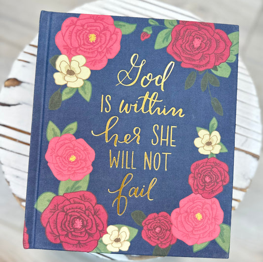 God is within her: ESV Bible-Hand painted