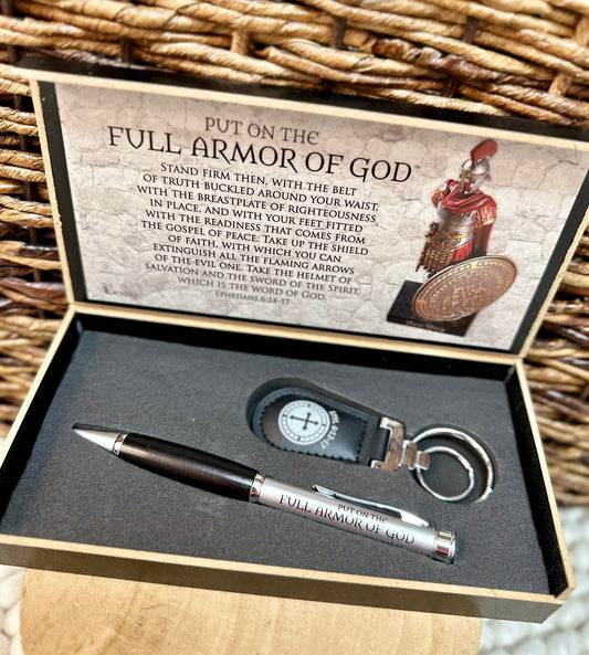 Armor of God Pen/Keychain Box Set