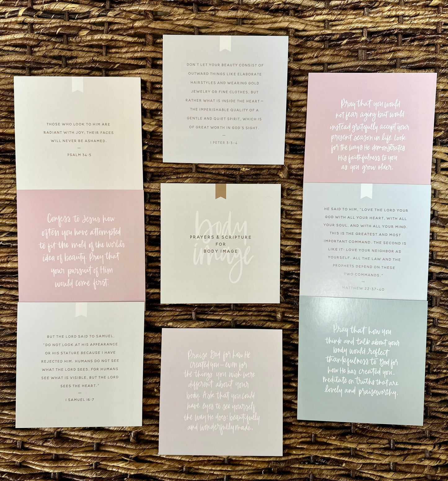 Body Image prayer cards