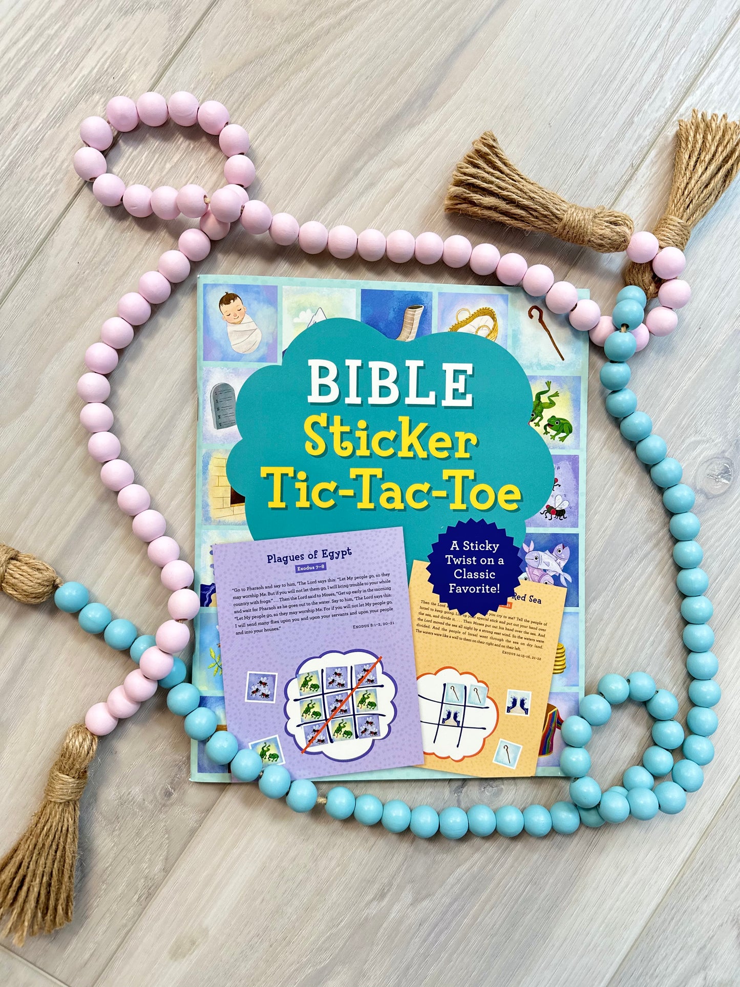 Bible Sticker Tic Tac Toe