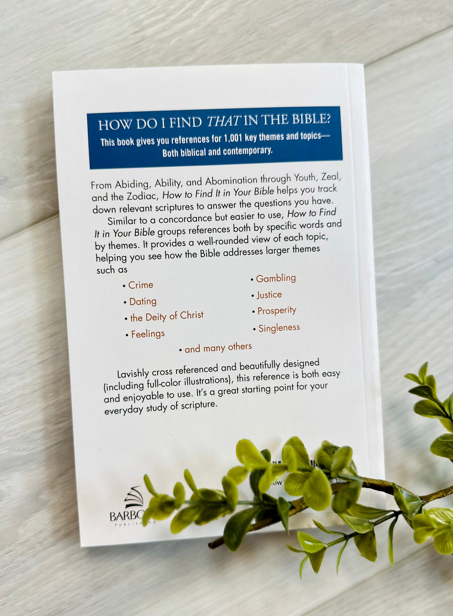 How to find it in your Bible