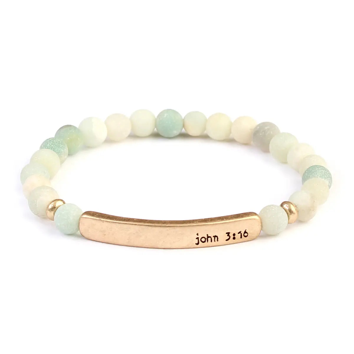 John 3:16 bar bracelet