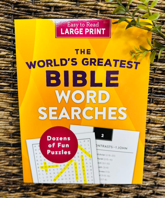 The World's Greatest Bible Word Searches