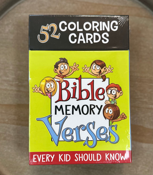 52 Verse coloring cards