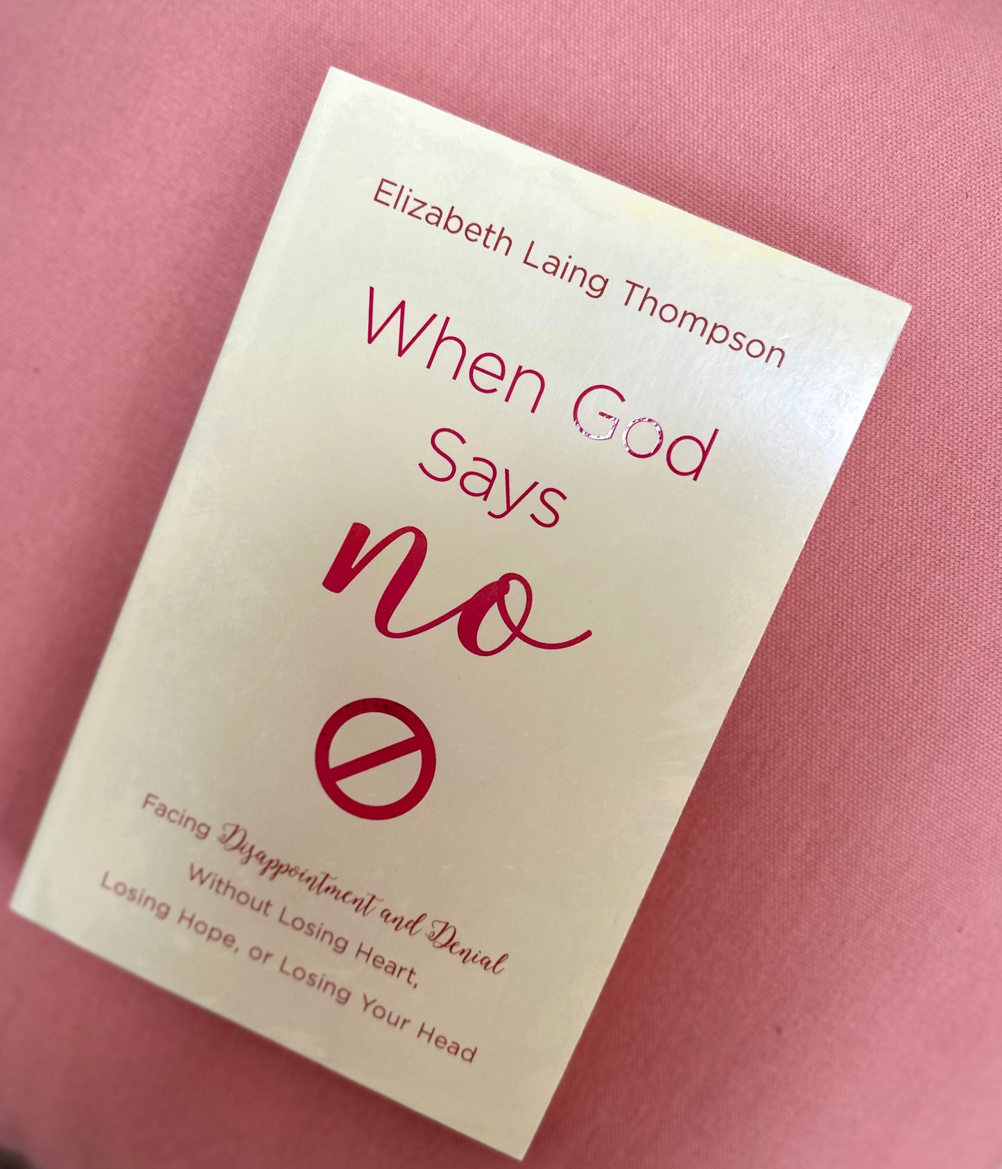 When God says no