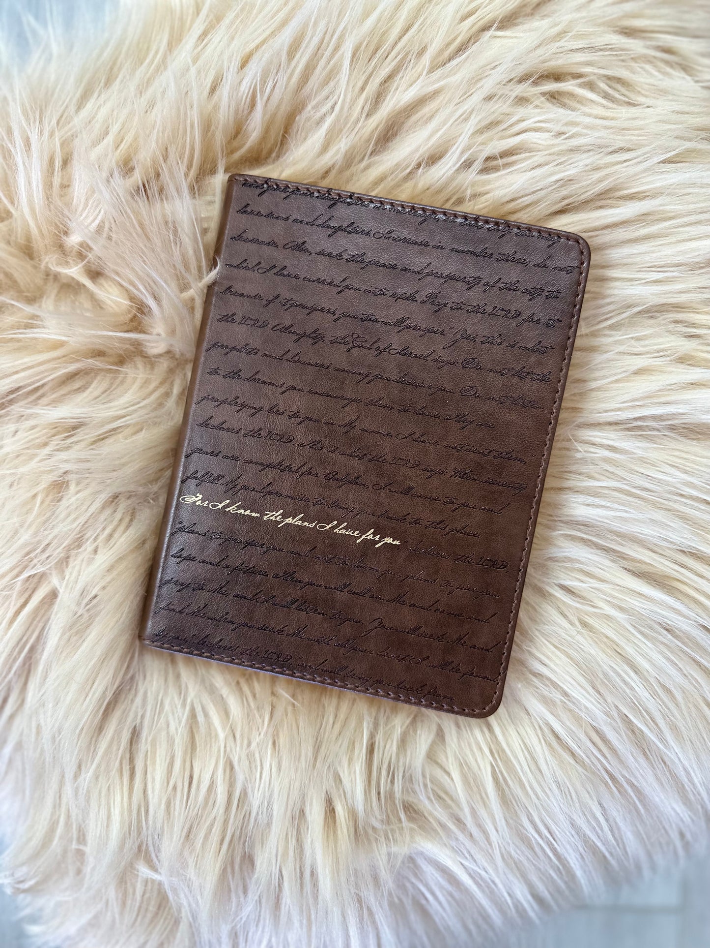 I know the plans Leather Journal