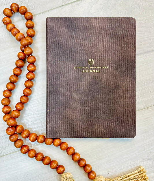 Spiritual Disciplines Leather Journal