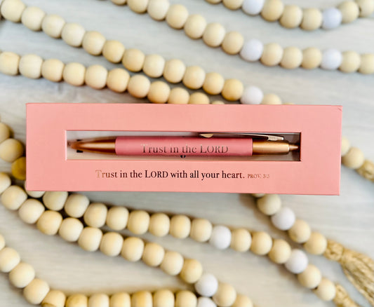 Trust in the Lord pen & gift box