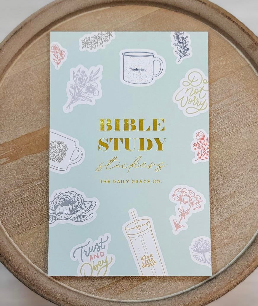 Bible Study Stickers Book