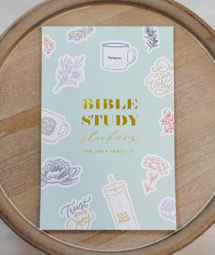 Bible Study Stickers Book
