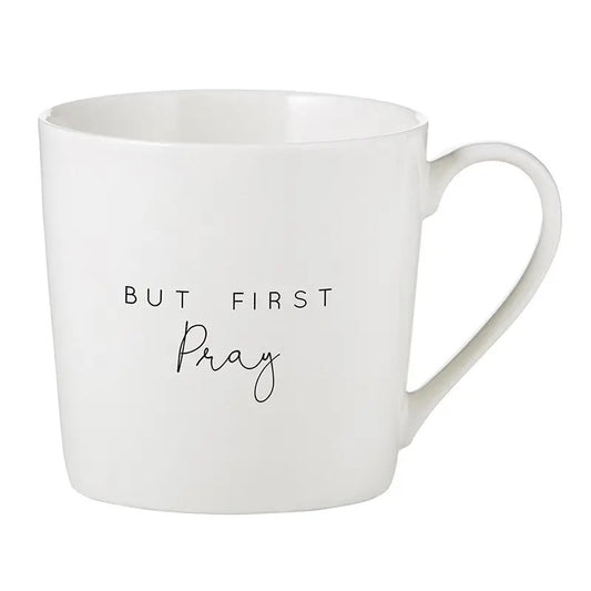 But first pray mug